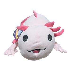 Snoozimals Axolotl Plush 20” Pink Stuffed Animal Soft Toy